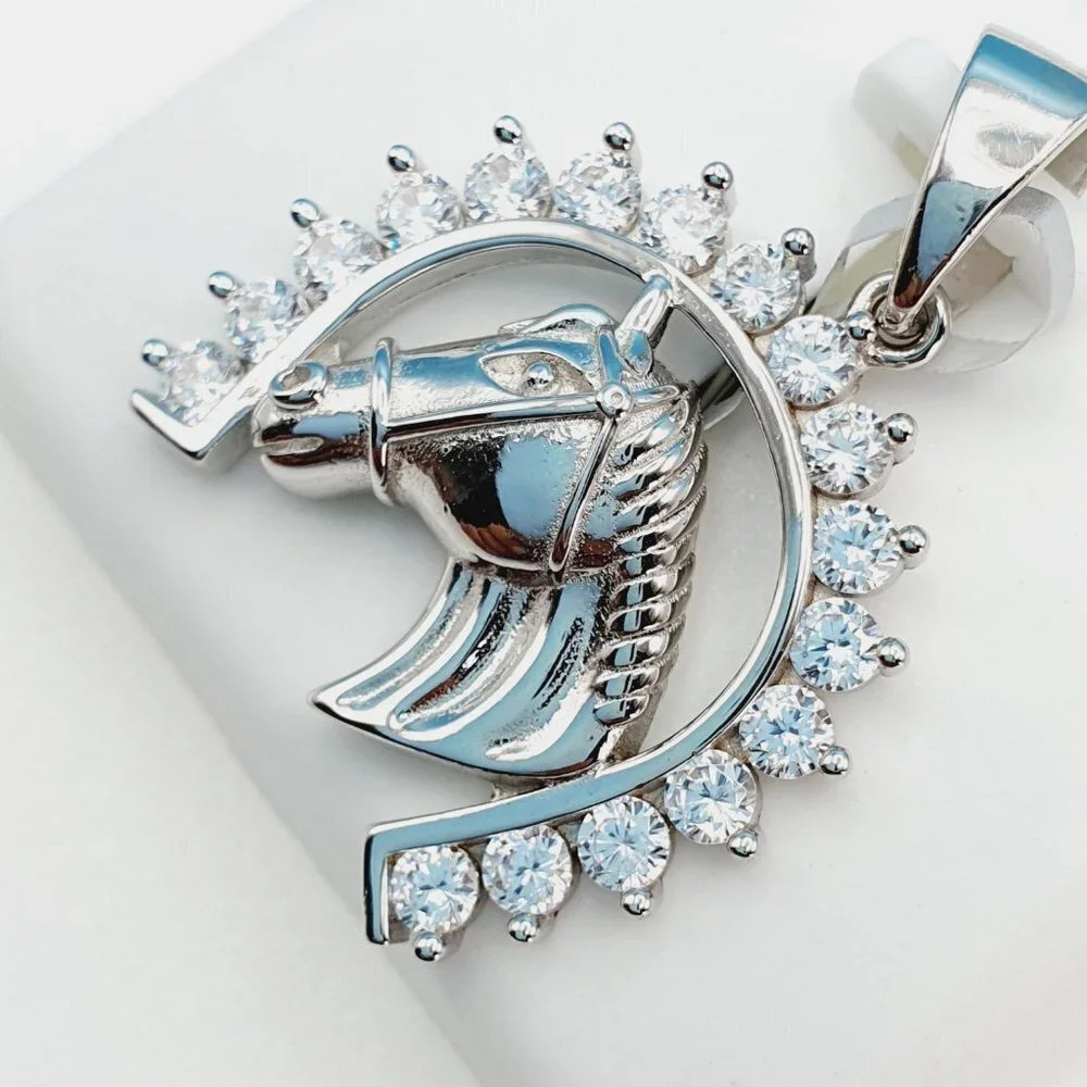 925 Sterling Silver Cubic Zirconia Pendant U19254755 64$